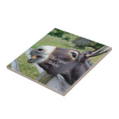 ザオリジナルジャッカスおもしろいドンキーミュールファーム動物 タイル (側面)