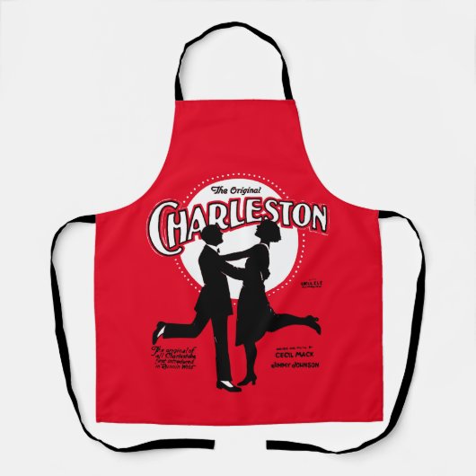 ザオリジナルチャールストンダンスシートミュージック1923 エプロン (正面)