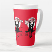 ザオリジナルチャールストンダンスシートミュージック1923 カフェラテマグ (右アングル)