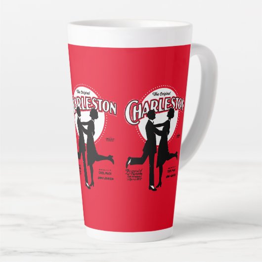 ザオリジナルチャールストンダンスシートミュージック1923 カフェラテマグ (右アングル)