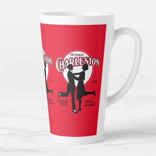 ザオリジナルチャールストンダンスシートミュージック1923 カフェラテマグ (右)
