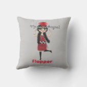 ザオリジナルフラッパー轟音'20sかわいい踊り クッション (裏面)