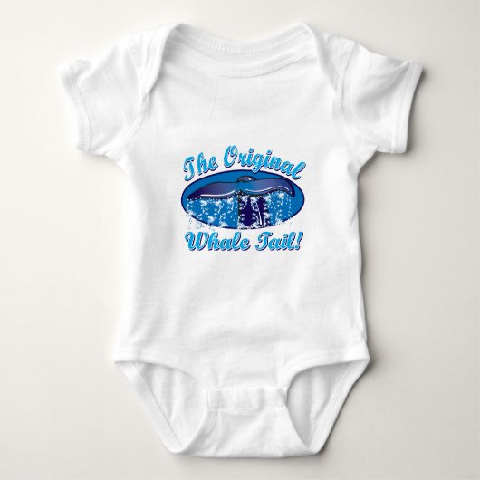 ザオリジナルホエールテール ベビーボディスーツ (正面)