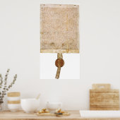 ザオリジナルマグナカルタ1297バージョン ポスター (キッチン)