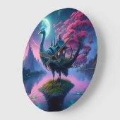 ザオリジナルモバイルホーム ラージ壁時計 (傾斜)