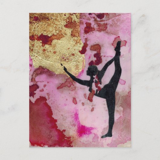 ザオリジナルヨガガガールポストカード ポストカード (正面)