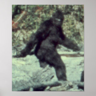 ザオリジナル1967ビッグフットサスカッチ写真 ポスター