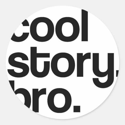 ザオリジナルCOOL STORYBRO ラウンドシール (正面)