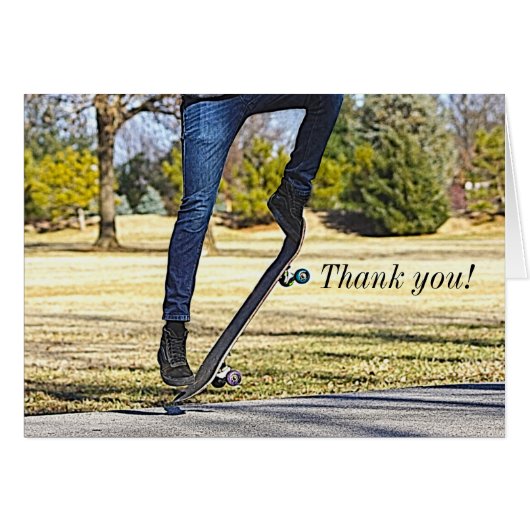 ザオリーパインターリーサンキューカード (正面横)