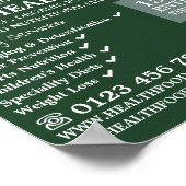 ザオリーブの木，ヴァンゴッホ，健康食品店 ポスター (角)