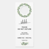 ザオリーブグローブ |の結婚ゲストは応答不可 ドアノブサイン (正面)