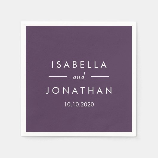 ザオリーブグローブ |ウル結婚ルのカスタム スタンダードカクテルナプキン (正面)