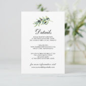 ザオリーブグローブ |素朴の結婚詳細 招待状 (スタンド正面)