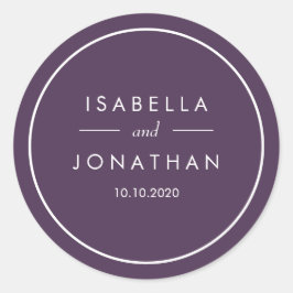 ザオリーブグローブ |素朴結婚のカスタム数 ラウンドシール