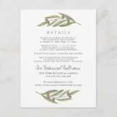 ザオリーブブランチ結婚ズコレクション詳細 エンクロージャーカード (正面)