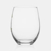 ザオリーブブランチ結婚ズコレクション ステムなしワイングラス (左)