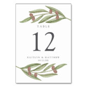 ザオリーブブランチ結婚ズコレクション テーブルナンバー (裏面)