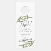 ザオリーブブランチ結婚ズコレクション ドアノブサイン (裏面)