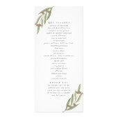 ザオリーブ枝のコレクシ結婚ョン – プログラム (裏面)