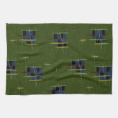 ザオリーブ枝茶タオル キッチンタオル (横)