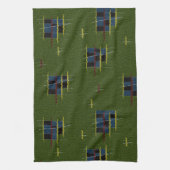 ザオリーブ枝茶タオル キッチンタオル (縦)