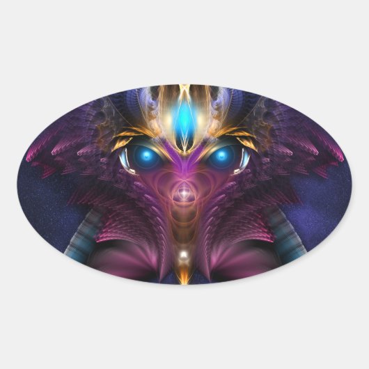 ザオルコロンスターフィールド 楕円形シール (正面)