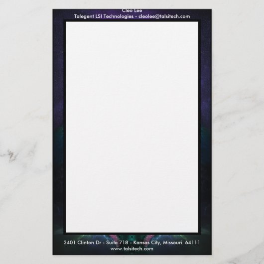 ザオルコロン 便箋 (正面)