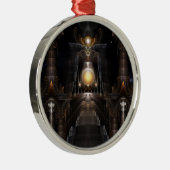 ザオルブオブアクリリスフラクタルアートプレミアムオーナメント メタルオーナメント (右)