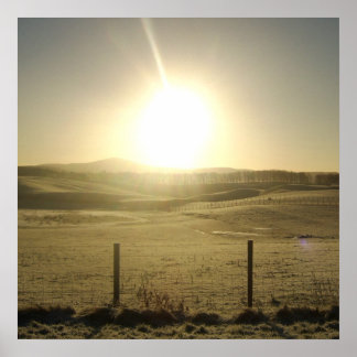 ザオルブオブライフサンライズ素晴らしランドスケーププリント ポスター