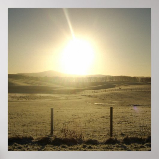 ザオルブオブライフサンライズ素晴らしランドスケーププリント ポスター (正面)