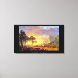 ザオレゴンのトレイル – アルバート・ビエルシュタット キャンバスプリント