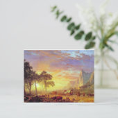 ザオレゴンのトレイル – アルバート・ビエルシュタット ポストカード (スタンド正面)