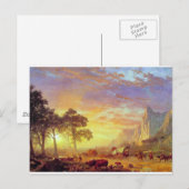 ザオレゴンのトレイル – アルバート・ビエルシュタット ポストカード (正面/裏面)