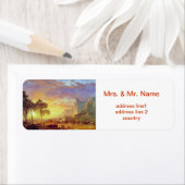 ザオレゴンのトレイル – アルバート・ビエルシュタット ラベル (インサイチュ)