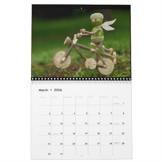 ザオークフォークのシーレブルックバレー2024 カレンダー (3月 2026)