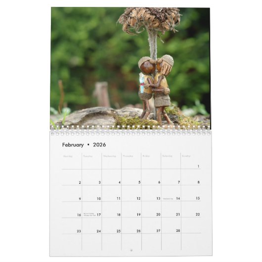 ザオークフォークのシーレブルックバレー2024 カレンダー (2月 2026)