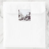 ザオーストラリア金ゴールド船 スクエアシール (バッグ)