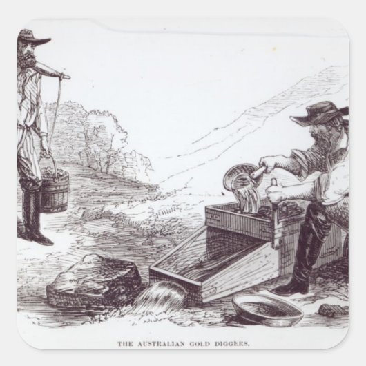 ザオーストラリア金ゴールド船 スクエアシール (正面)