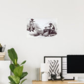 ザオーストラリア金ゴールド船 ポスター (ホームオフィス)