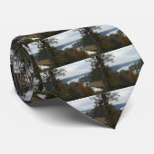 ザオーバービュー、秋の湖の矢印 ネクタイ (ロール)
