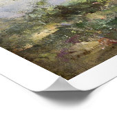 ザオールドアッシュツリー(キャンバス上の油) ポスター (角)