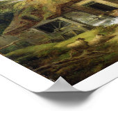 ザオールドウォーターミル1790(キャンバス上の油) ポスター (角)