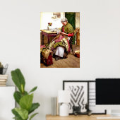 ザオールドキルト – ウォルター・ラングレー ポスター (ホームオフィス)