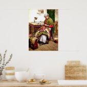 ザオールドキルト – ウォルター・ラングレー ポスター (キッチン)