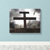 ザオールドゴッドクロスカラヴィアキャンバスプリントアート キャンバスプリント (インサイチュ (ウッドフロア))