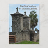 ザオールドシティゲイツヒストリックセントオーガスティンFL ポストカード (正面)