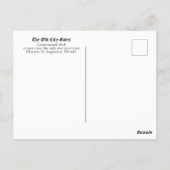 ザオールドシティゲイツヒストリックセントオーガスティンFL ポストカード (裏面)