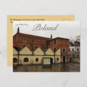 ザオールドシナゴーグカジメルツディストリクトクラクフポーランド ポストカード (正面/裏面)