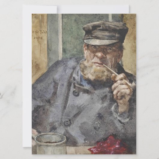 ザオールドシードッグ(by Henry Scott Tuke) カード (正面)