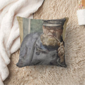 ザオールドシードッグ(by Henry Scott Tuke) クッション (ブランケット)